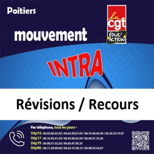 Mouvement intra : RECOURS / REVISIONS