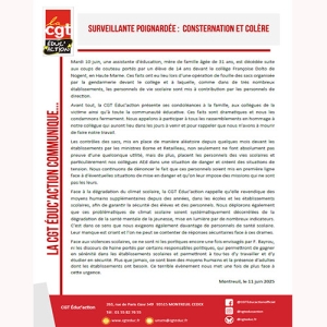 Surveillante poignardée : consternation et colère 