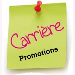 Carrière  : PROMOTIONS