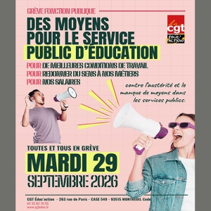 Grève le 29 septembre