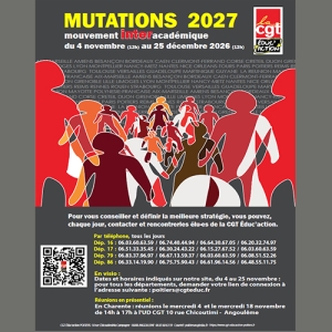Mouvement inter 2027 et mouvement spécifiques 2027